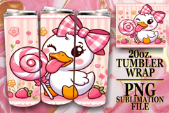 SWEET MOMENTS 20oz TUMBLER WRAP, Cute Goose Product Image 1