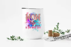 Mom Life is the best Life PNG Sublimation Design Product Image 2