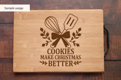 Christmas Kitchen Cookies SVG, Christmas Baking Cut File Product Image 4
