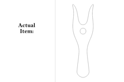 Lucet weaving tool digital laser cut file. Cord making tool Product Image 4