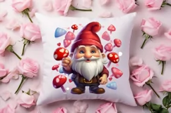 Cute Valentine Gnome Clipart, Gnome Clipart, Cute Gnome Product Image 3
