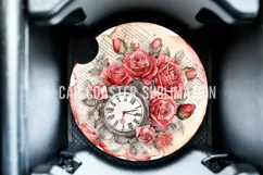 Vintage Antique Watch |Round Coaster |Car Coaster Sublimatio Product Image 2