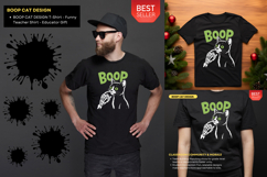 BOOP Halloween Design Cute Spooky Tee Playful Ghost Shirt Product Image 2