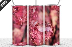 Lovely Hearts Tumbler Design | Valentine&#039;s Day Tumbler Wrap Product Image 4