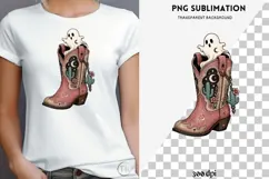 Western gothic halloween png design for T-shirts Product Image 4