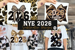 Faux Latch Hook Coquette 2026 PNG - 4 Designs Product Image 1