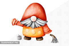 Halloween Gnome - Halloween Gnome Sublimation Design Product Image 1