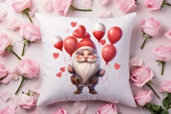 Cute Valentine Gnome Clipart, Gnome Clipart, Cute Gnome Product Image 3