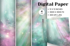 Rainbow glitter Background Wallpaper Sparkles Digital Paper Product Image 1