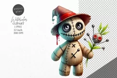 Halloween clipart, Doll clipart, Autumn clipart Product Image 1