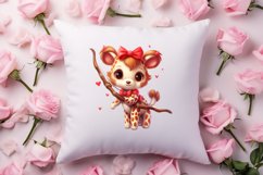 Adorable Animals Cupid Valentine Clipart sublimation Product Image 4