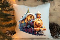 Watercolor Santa Claus Sublimation Clipart, Santa PNG Product Image 4