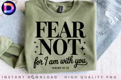 Fear Not For I Am With You Isaiah 41:10 Christian Bible Product Image 4