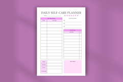 Aesthetic Daily Self-Care Planner | Editable Canva Template Product Image 4