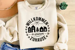 Willkommen in Unserem Zuhause Svg | Christmas | Shirt Svg Product Image 4