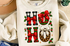 Leopard Plaid Holiday Sublimation, Christmas Png Product Image 3