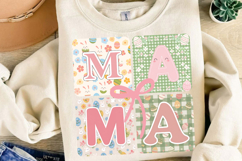 Retro Mama Easter Sublimation, Mama Png Product Image 4