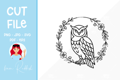 Education floral svg Cut File Product Image 1