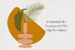 Indoor Boho Plants and Pots Clipart Product Image 3