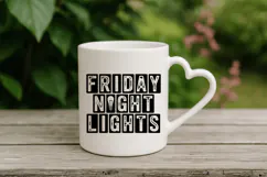 Friday Night Lights PNG Sublimation | Soccer PNG Design Product Image 4