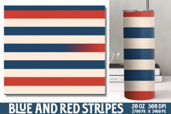 Blue and Red Stripes Tumbler Bundle Product Image 5