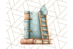 Cottagecore Butterfly and Book PNG Clipart Reading Elements Product Image 4