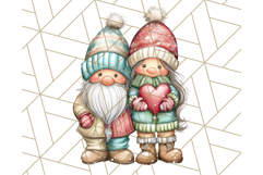 Scandinavian Christmas Gnomes Clipart PNG, Cute Gnome Png Product Image 4