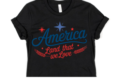 America Land that we love svg | 4th of july Svg | Shirt Svg Product Image 3