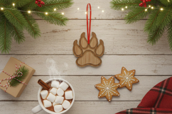 Dog Paw Laser Cut File. Dog Print SVG. Product Image 6