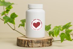 Love more worry loss Sticker Product Image 4