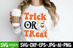 Trick or Treat Sublimation PNG Design,Trick or Treat SVG Product Image 2