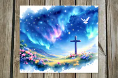 Faith | Christian Skinny tumbler sublimation design PLUS Product Image 4