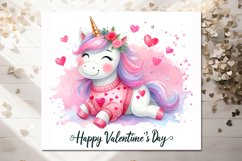 LOVE unicorn | Valentine Sublimation tumbler design PLUS Product Image 4