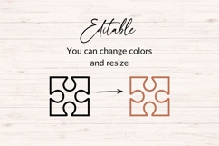 Puzzle Pieces SVG Bundle 16 Designs Product Image 4
