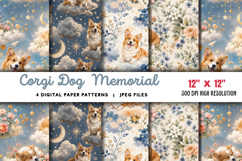 Corgi Dog Memorial Heaven Pet JPG Product Image 1