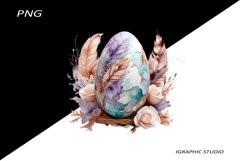 Easter Clipart, Easter Egg Clipart, Easter Bunny Png Product Image 1