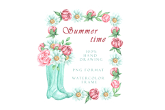 Summer time watercolor set. Country Product Image 4