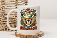 Skull and Duck Summer Png, Solar Powered Mode Sublimation Product Image 3