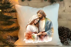 Christmas Nativity Watercolor Clipart, Christmas PNG Product Image 4