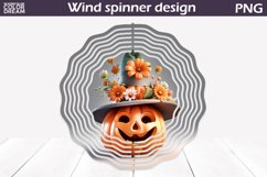 Pumpkin Faces Wind Spinner PNG| Wind Spinner Halloween PNG Product Image 1