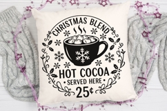 Christmas Blend Hot Cocoa Served Here Svg, Hot Chocolate Svg Product Image 4