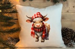 Christmas Farm Animals Sublimation Clipart Product Image 4