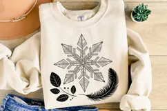 Christmas Snowflake Svg | Christmas svg | Shirt Svg Product Image 4