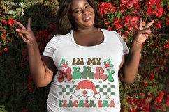 In my merry teacher era SVG, Teacher christmas SVG Product Image 5
