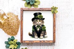 St Patricks Day Cats Clipar, Bundle, St Patricks Day Cats Product Image 3