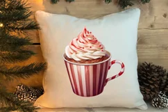 Christmas Hot Cocoa Sublimation Clipart, Christmas PNG Product Image 4