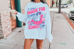 I Was Made For Happy Sunny Days PNG, Summer Sublimation Product Image 4