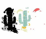 Christmas cactus SVG, PNG Western christmas printable cricut Product Image 3