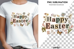 Happy Easter png design for T-shirts Product Image 4