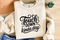 Touch down kinda day Svg | Game Day Svg | Shirt Svg Product Image 4